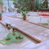 矢場町フラリエの館内に胡蝶蘭の噴水広場ができました。